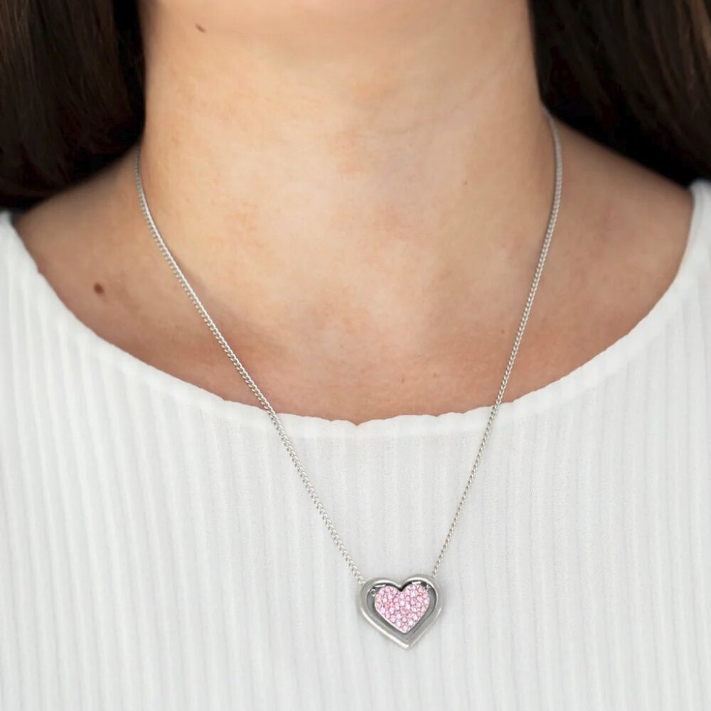Paparazzi Jewelry Accessories - Game, Set, MATCHMAKER - Pink Necklace - Vintage